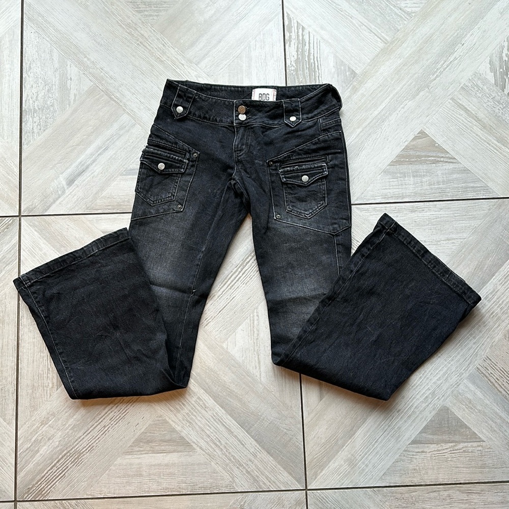 BDG Micro Flare Jeans Size 27 Black